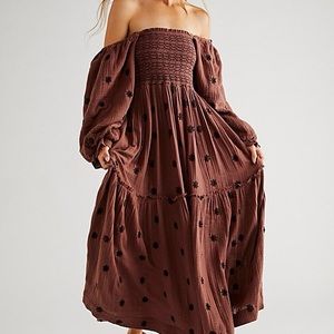 Free People Dahlia embroidered dress
